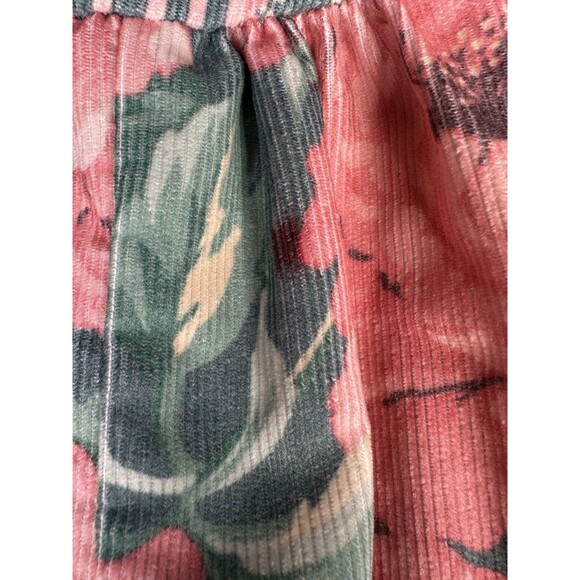 Chocolate Soup Vtg Girls 2t Floral Bubble Romper Teal Pink - Picture 4 of 11